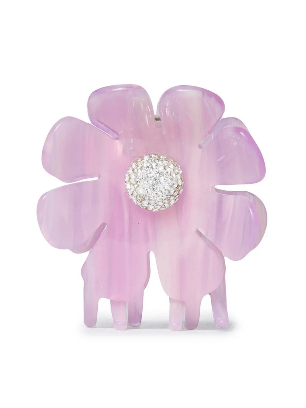 Lele Sadoughi French Rose Claw Clip NWT